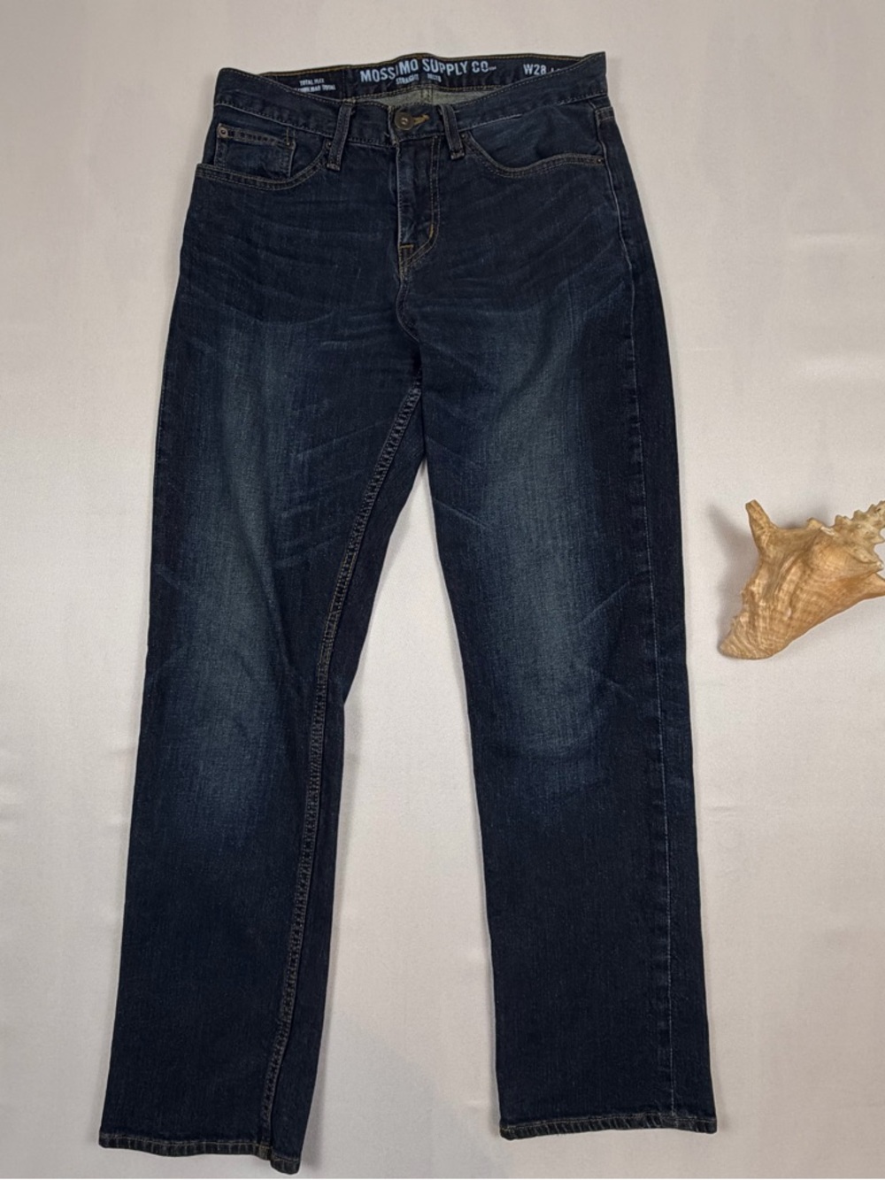 Mossimo Supply Co. Men's Dark Blue Straight Jeans